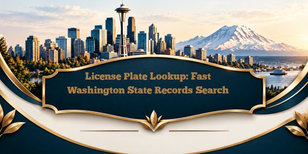 License Plate Lookup: Fast Washington State Records Search